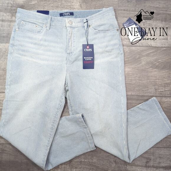 Chaps Madden Capri Jeans Size 12 - Picture 1 of 6